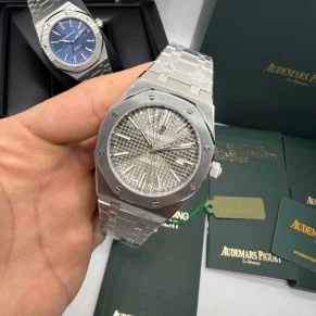 Relógio Audemars Piguet de luxo em aço 904L para revenda no atacado foto 1