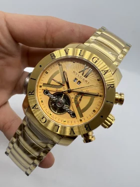 Relógio Bulgari Automático em Aço 904L para revenda no atacado