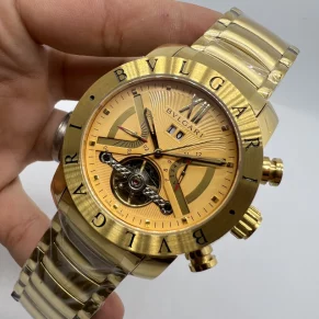Relógio Bulgari Automático em Aço 904L para revenda no atacado