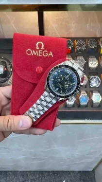 Relógio Ômega + Estojo em aço 904L para revenda no atacado