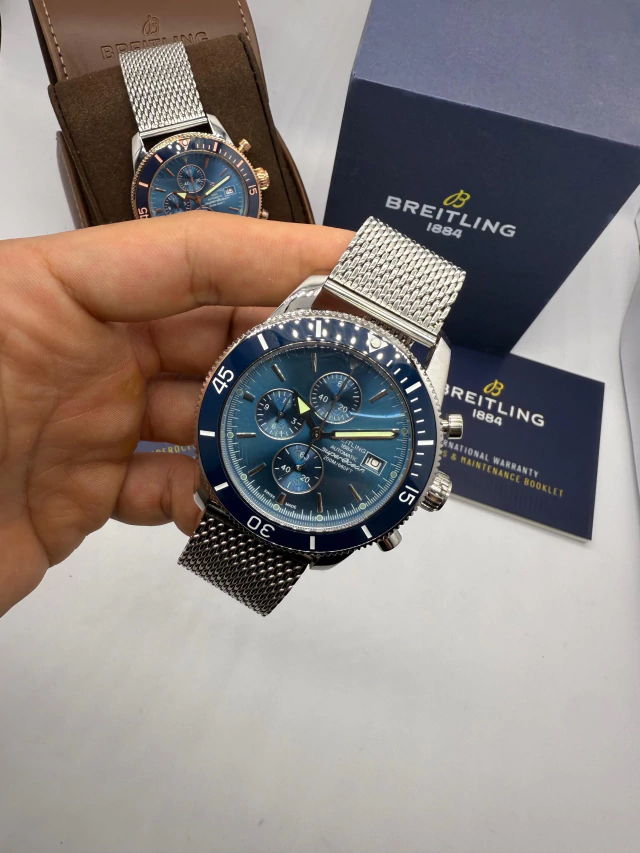 Relógio Premium Breitling em Aço 904L para revenda no atacado