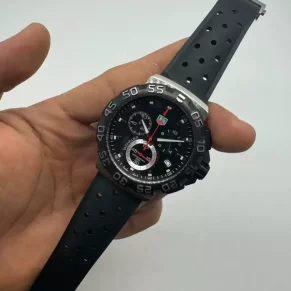Relógio Tag Heuer com caixa em aço e pulseira de para revenda no atacado