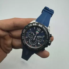 Relógio Tag Heuer com pulseira de silicone e cronógrafo para revenda no atacado