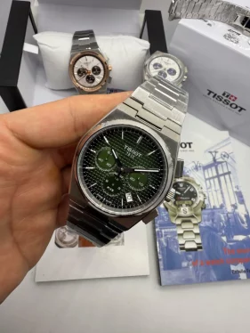 Relógio Tissot de aço 904L com cronógrafo para revenda no atacado