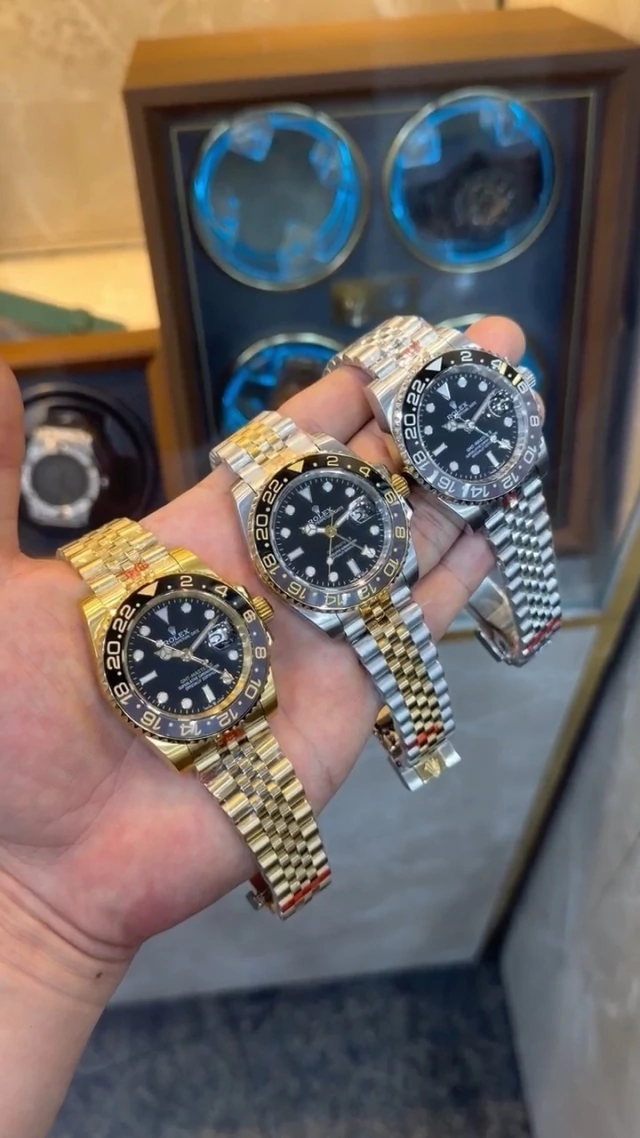 Rolex Bruce GMT Wayne + Caixa original no atacado para revenda no